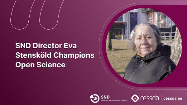 SND Director Eva Stensköld Champions Open Science