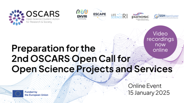 OSCARS prepares for 2nd Open Call for Open Science projects and services